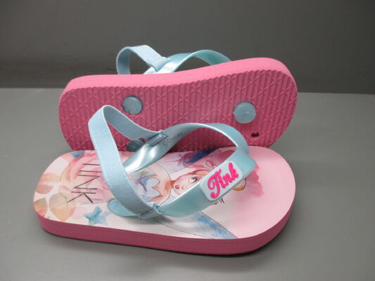 OEM Design Cartoon Childrens Beach Flip Flops Summer Slippers With EVA Wavy Rebound Sole