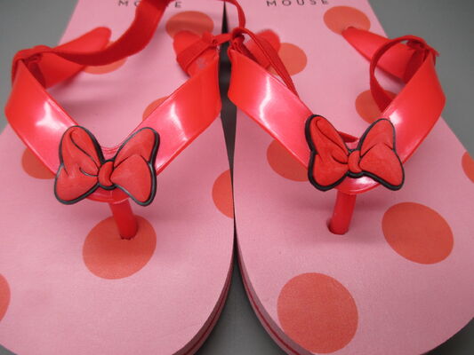 Customized Kids Character Flip Flops Sandals Dots Print Pattern FAMA Approved