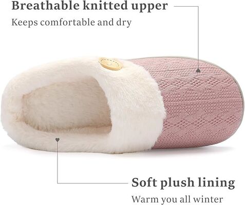 Silent Sole Warm Comfy Women's Indoor Slippers Memory Foam House Slipper