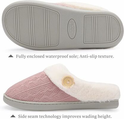 Silent Sole Warm Comfy Women's Indoor Slippers Memory Foam House Slipper