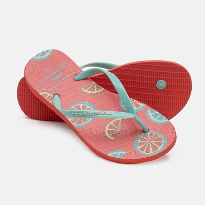 Tropical Print Styles Women's Flip Flops Fitflop Summer Sandals for Casual