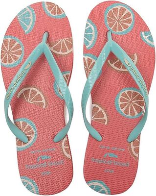 Tropical Print Styles Women's Flip Flops Fitflop Summer Sandals for Casual