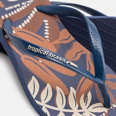 OEM Logo Naval Print Summer Flip Flops Women Beach Sandals Non Slip