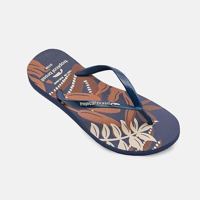 Lightweight Palm Leaves Print Flip Flop Sandals Womens Custom Logo