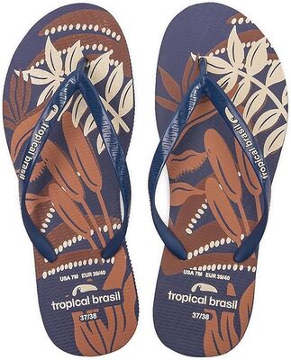 Lightweight Palm Leaves Print Flip Flop Sandals Womens Custom Logo