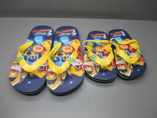 Anti Slip Kids Beach Flip Flops Slipper Paw Patrol Design Multiple Colors And Sizes
