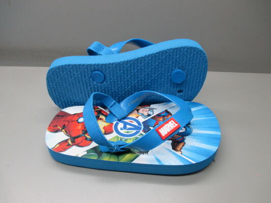 Licensed Marvel Kids Character Flip Flops Sandals Secure Fit Summer Slipper