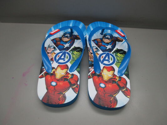 Licensed Marvel Kids Character Flip Flops Sandals Secure Fit Summer Slipper