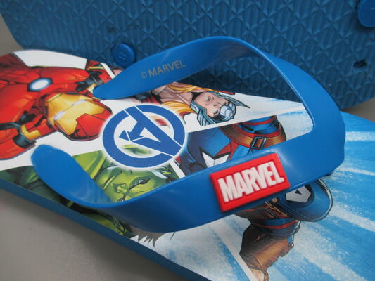 Licensed Marvel Kids Character Flip Flops Sandals Secure Fit Summer Slipper