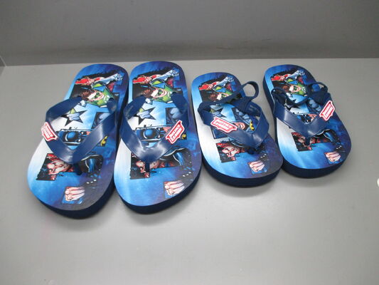 Custom Logo Kids Character Flip Flops Childrens Summer Sandals Eye Catching Appearances