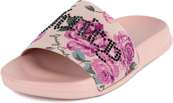 Lightweight EVA Women's Slides Printed Upper Mule Sandals OEM Logo
