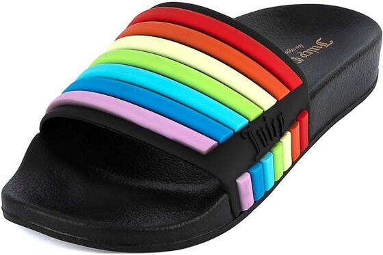 EVA Rubber Soles Women's Slides Rubber Band Flat Sandals Slip On