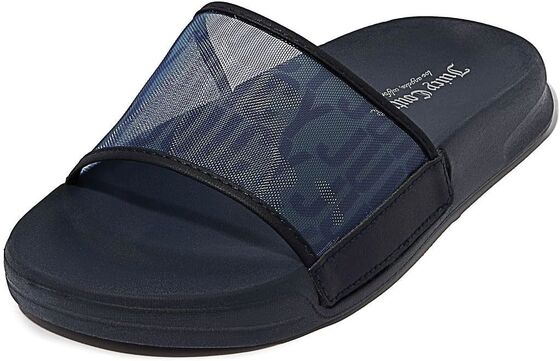 EVA Material Slip On Beach Flat Sandals With Transparent Uppers Customizable