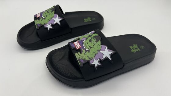 Vibrant Character Kids Pool Slide Hulk Sandals Easy Slip On Style