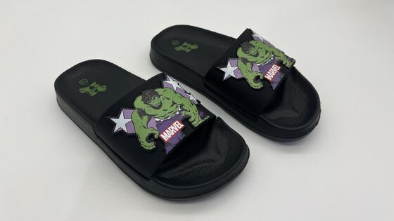 Vibrant Character Kids Pool Slide Hulk Sandals Easy Slip On Style