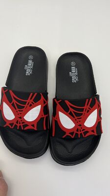 Kids Slides Pool Mule Sandals Spider Man Summer Sandals Customized Logo
