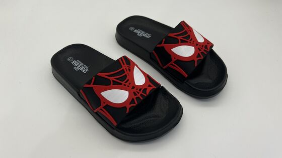 Kids Slides Pool Mule Sandals Spider Man Summer Sandals Customized Logo
