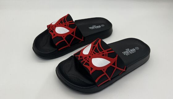 Kids Slides Pool Mule Sandals Spider Man Summer Sandals Customized Logo