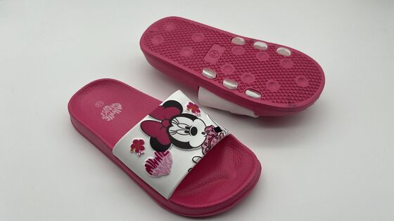 OEM Logo Childrens Pool Slipper Disney Minnie Summer Sandals Fun Character Designs
