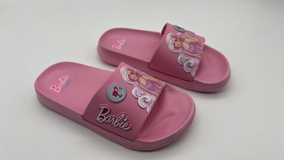 Open Toe Childrens Summer Slippers Barbie Pool Slide Sandals OEM Brand