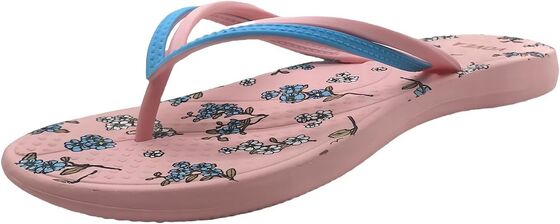 Twin Uppers Women Fitflop Summer Sandals With Injected PVC Printed Soles