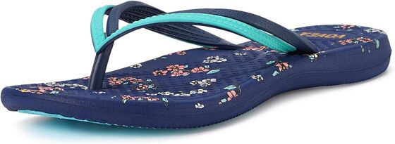 Twin Uppers Women Fitflop Summer Sandals With Injected PVC Printed Soles