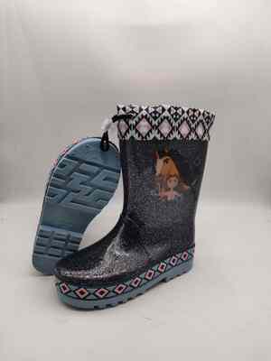 Customized Logo Youth Gumboots PVC Material Childrens Rain Boots