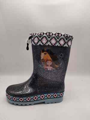 Customized Logo Youth Gumboots PVC Material Childrens Rain Boots