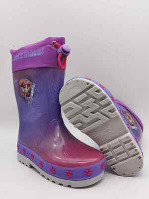 PVC Kids Character Rain Boots With Removable Lining Wellington Chelsea Style