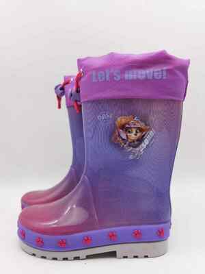 PVC Kids Character Rain Boots With Removable Lining Wellington Chelsea Style