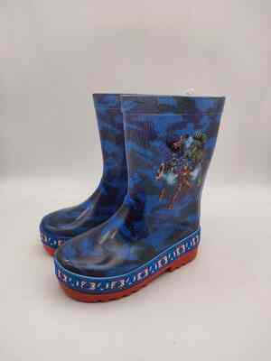 100% Waterproof PVC Character Rain Boots Childrens Size Anti Slip OEM Logo