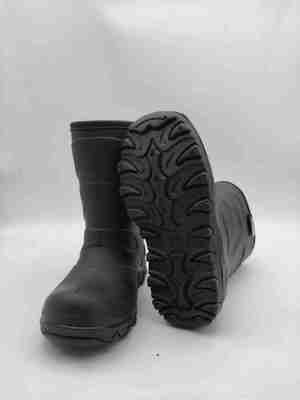 Anti Slip Waterproof TPR Kids Rain Boots Warm Lining Childrens Mud Boots