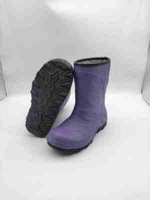 Anti Slip Waterproof TPR Kids Rain Boots Warm Lining Childrens Mud Boots