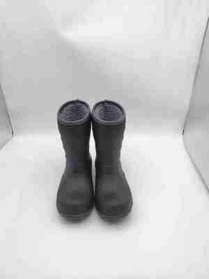 Anti Slip Waterproof TPR Kids Rain Boots Warm Lining Childrens Mud Boots