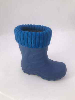 Slip Resistant TPR Kids Rain Boots Lightweight With Warm Knits Customized Colors