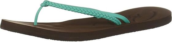 Solid Sock 15mm EVA Fitflop Womens Slippers Pool Flip Flops With Plaited PU Upper