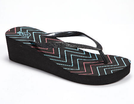 PE EVA Women Summer Wedge Flip Flops non slip sandals Customized Colors