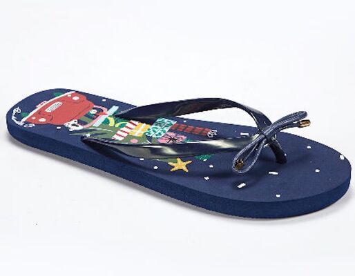 Multiple Color Women's Flip Flops Beach Sandals With Lovely Bow Trimmed Upper