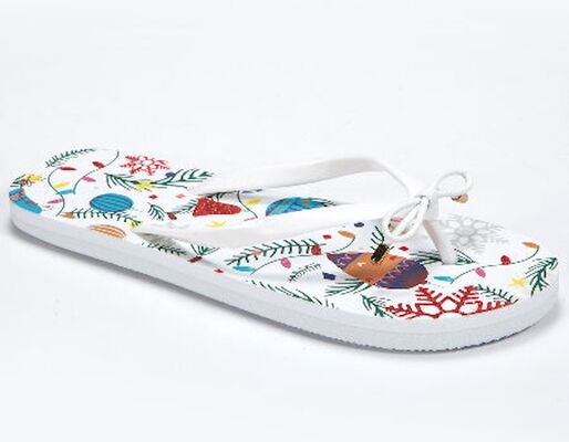 Multiple Color Women's Flip Flops Beach Sandals With Lovely Bow Trimmed Upper