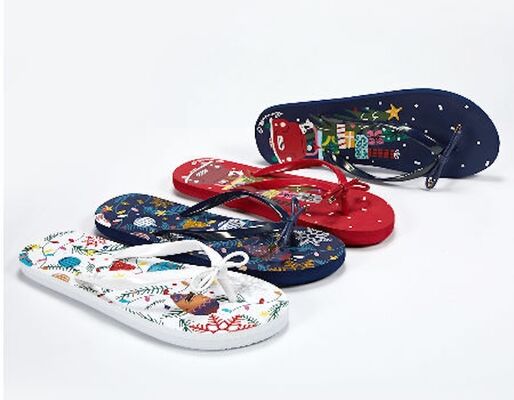 Multiple Color Women's Flip Flops Beach Sandals With Lovely Bow Trimmed Upper