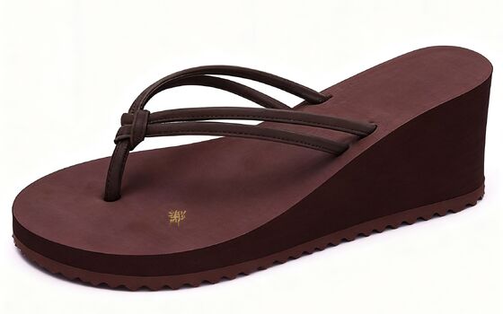 PVC EVA Materials Ladies Fitflop Wedge Sandals Platform Beach Sandals Wholesale