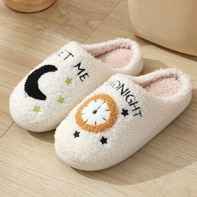 Fashionable Holiday Women's Indoor Slippers Knitted Upper Shoes Custom Design