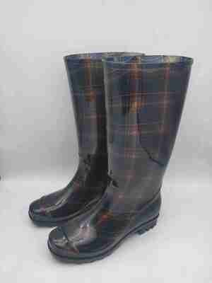 Customized Female Rain Boots Non Slip Sole Womens Tall Gumboots Waterproof