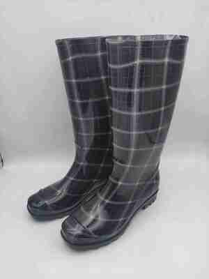 Customized Female Rain Boots Non Slip Sole Womens Tall Gumboots Waterproof