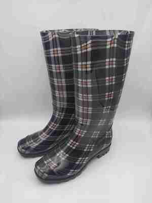 Customized Female Rain Boots Non Slip Sole Womens Tall Gumboots Waterproof