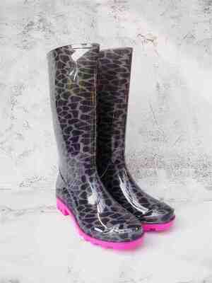 Non Slip Women's Rain Boots PVC Outsole Tall Style Waterproof Gardening Boots