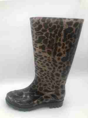 Non Slip Women's Rain Boots PVC Outsole Tall Style Waterproof Gardening Boots