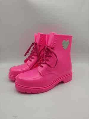 Multi Colored PVC Martin Women's Rain Boots Light Weight Waterproof Ankle Boots