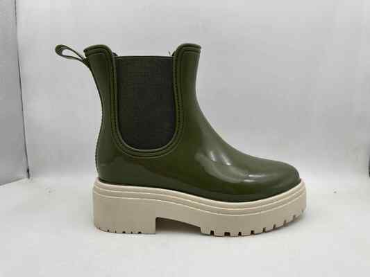 Customized Color Women's Rain Boots PVC Material Ladies Ankle Gardening Wellies