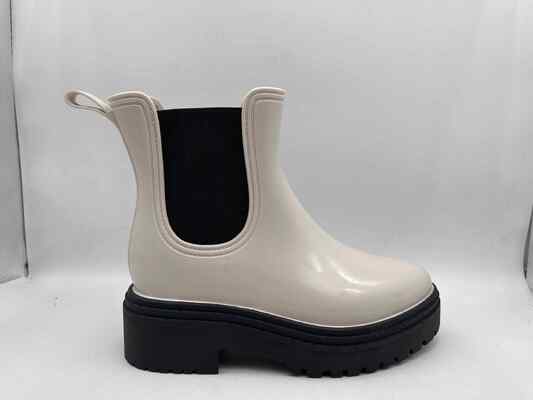 Customized Color Women's Rain Boots PVC Material Ladies Ankle Gardening Wellies